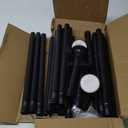 Room Divider Curtain Rod - No Drilling Partition Room Dividers Wall,28-96inch(W) 4-9ft(H),Heavy Duty Metal Tension Curtain Stand for Studio Apartment Room Separation,Portable Room Separator,Black