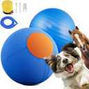 ZIDA 18" Herding Ball for Dogs and Horses - Upgraded Chew Material Dual-Layer Durable Dog Toy Agility Equipment for Australian Shepherds,Cattle,Border Collies,Small/Medieum Breeds