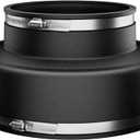 Fernco P1002-86 Flexible PVC Pipe Coupling for Clay to Cast Iron, Plastic or Steel Plumbing Connections