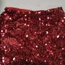 SOLY HUX Women's Sequin Shorts Elastic Low Rise Y2k Party Streetwear Mini Shorts, Size XS