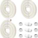 Pool Cleaner Parts, 6 FT 9-100-3102 Feed Hose, Hose Swivel 9-100-3002 and Nut 9-100-3109 Compatible with Polaris 360, Complete Pool Cleaner Replacement Kit(3 Set)