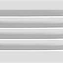 PATIKIL 8 x 4 Inch Aluminum Vent Cover, Screen Air Grille Ventilation Cover HVAC Louvered Grill for Home Kitchen Fireplace Wall Ceiling, Silver Tone