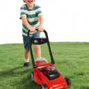 Kids Lawn Mower with Realistic Grass-Cutting Action and Sounds  No Batteries Required | Fun Outdoor Push Toy, Birthday Gift & Holiday Present for 3, 4, 5, 6 Year Old Boys and Girls (Red)