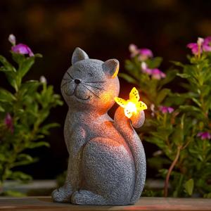 Nacome Cat Outdoor Statues for Garden: Outside Decor with Butterfly Clearance for Yard Art Lawn Ornaments Porch Patio Balcony Home House - Birthday Gifts for Grandma Mom Women Nacome Cat Outdoor Statues for Garden: Outside Decor with Butterfly Clearance for Yard Art Lawn Ornaments Porch Patio Balcony Home House - Birthday Gifts for Grandma Mom Women