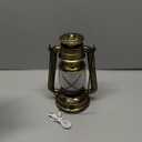 Vintage Lantern, LED Battery Powered Camping Lamp Outdoor Hanging Lantern Flickering Flame Rechargeable Retro Lanterns 3 Modes Light Non-Solar