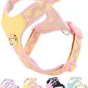 Petank Pink Medium Dog Harness for Medium Dogs, No Pull Dog Harness with 2 Leash Clips,Puppy Harness, Adjustable Dog Vest Harness (Pink, M)