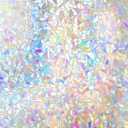 Hilarious Window Privacy Film Decorative, Stained Rainbow Vinyl, 3D Decals, Static Window Cling Film for Glass, Non-Adhesive (47.25'' x 118'')