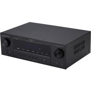 7.1 Channel AV Receiver | Audio Amplifier with Subwoofer Output, Bluetooth Streaming | Surround Sound System for TV, Home Stereo Receiver for Home Theater.