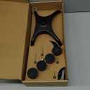 Rehand Quad Cane, Walking Cane with Ergonomic Handle Ever and Graceful 4-Pronged Base for Extra Stability, Adjustable Walking Sticks for Right or Left Handed Men & Women and Seniors (Black2)