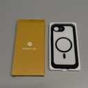 Miracase Magnetic for iPhone 16e Case Full-Body Phone with Built-in Glass Screen Protector, [Compatible with MagSafe] Military Drop Proof 16 E Cover Bumper 6.1 inch, Black