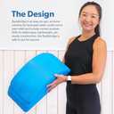 (Blue), Adjustable Lower & Upper Back Stretcher For Lumbar Support Spine Alignment & Back Pain Relief By Renowned Kinesiologist Dr. Sinett, The Original in Blue