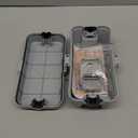 Hrensaw Small Weatherproof Electrical Connection Box(Inner 5.5 x 3 x 2.2inch),Outdoor Electrical Box,Waterproof Extension Cord Covers for Plug, Extension Cables, Holiday Lights,Grey