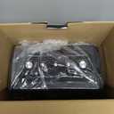 Karaoke Machine for Adults, Portable Bluetooth Speaker with 2 Wireless Microphones and Lights Show, Karaoke Speaker with Bass & Treble, Supports for TWS,USB,FM,REC,AUX in,TF Card for Party/Meeting (Black)