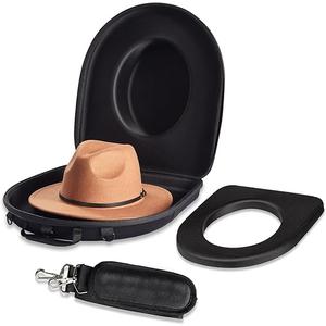 Hat Case for Baseball Caps,Hat Carrier Travel Case Ball Cap Carrier Hat Box Organizer Carry On Hat Bag Backpack with Adjustable Shoulder Strap