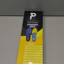 Podiatrist Designed Insoles, Treats Plantar Fasciitis and Foot Pain (Standard Arch - Yellow, Mens Size 7-7.5, Womens Size 8.5-9)