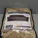 ZNSAYOTX Luxury Velvet Sofa Cover 3 Piece (57"-70") Stretch Loveseat Covers for 2 Cushion Couch Thick Soft Couch Slipcover with Non Slip Strap, Dog Pet Friendly Nice Furniture Protector (Camel)