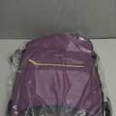 LOVEVOOK 40L Travel Backpack for Women Men,Waterproof Airline Approved Carry On Luggage Travel Essentials,TSA Carry On Backpack Personal Item Travel Bag Suitcase Weekender Traveling with Packing Cubes (Large-40L-4Pcs, Dark Purple-black)