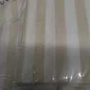 MooMee Striped Duvet Cover Set 100% Washed Cotton Linen Like Textured Breathable Durable Soft Comfy (Almond Milk Grey Classic Stripes, King 104"x90")