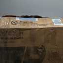 GTRACING Office Computer Gaming Chair Ergonomic Desk Chair for Adults with Lumbar Support Flip-Up Arms Adjustable Height Swivel Wheels PU Leather Executive Design for Short People Use, Gray (Grey)