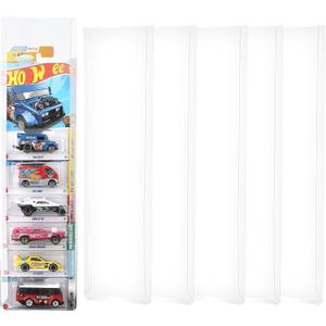 10Pcs Display Case Compatible with Hot-Wheels Match-Box Packaged Cars, Wall Display Case for Packaged Cars, Toy Car Storage Case Organizer Display Shelf Rack