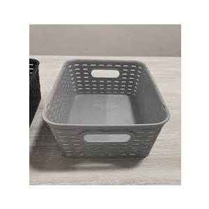 Edl Resin Tote 12 x 10 x 5 In Gray