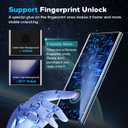 AACL 3D Curved Tempered Glass for Samsung Galaxy S23 Ultra Screen Protector, 9H Glass for S23 Ultra 5G, Scratch Proof, Easy Installation Frame, Bubble Free, Case Friendly [3 Pack]