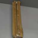 Brushed Nickel Shower Curtain Rod Adjustable 43-66 inch, 1"Diameter Spring Tension Curtain Rod No Drill, Anti-Rust Non-Slip Shower Rod for Bathroom Tension Rod