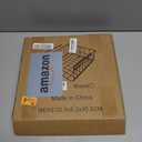 Under Shelf Basket Storage 2Pack - 11.8in Metal Under Cabinet Shelf, Hanging Wire Basket Shelves, Undershelf Storage Basket for Kitchen Pantry Bookshelf (Black)