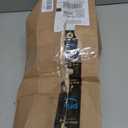 Command Bath Towel Bar, Matte Black, 1 Towel Ring, 2 Strips