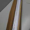 Joydeco Cordless Zebra Blinds for Indoor Windows, White (No Drill), 58"W x 75"H