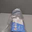 5 STARS UNITED Knee Pillow for Back Sleeping  Memory Foam Cushion for Sciatica Pain Relief  Under Leg Support for Sleeping on Back  Half Moon Bolster for Bed, Gray (Standard, Grey)