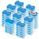 Tanlade 60 Pcs Individually Wrapped Sponges Kitchen Bulk Non Scratch Scouring Sponges for Dishes Household Cleaning Travel Apartments Hotel Car (Blue)