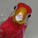 EBTOYS Artificial Birds Lifelike Feathered Birds Christmas Model Artificial Birds Lifelike Feathered Tree Craft - Parrot (Red)