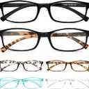 Gaoye Professional Reading Glasses for All Day - Computer Readers with Blue Light Protection - Value Pack, +0.75