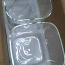 ComSaf 3.6 Qt Glass Food Storage Containers Set of 2, Large Storage Containers with Lids, Square Glass Jars with Lids, for Flour and Sugar, Cereal, Rice, Pasta, Oats, Coffee Beans