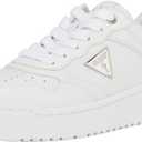 Guess Women's Miram Sneaker, White 140, 8.5