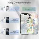 Compatible for iPhone 15 Pro Case Compatible with MagSafe [6ft Drop Tested] Rugged Shockproof Protective Phone Case for Women Men Collage Cute Bows Italy Summer Lemon Aesthetic Design Multicolor