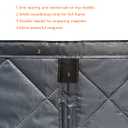 Wohomzy Thermal Door Curtain Fits Doors Size 70"x82"CurtainSize 73"x84", Magnetic Insulated Curtain Center Open, Visible Panels,Keep Warm in Winter Cool in Summer, Waterproof Oxford Cloth Pure Gray