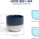 Set of 4 Ceramic Espresso Cups-4 oz, Blue & White Summer Coastline Design, Ideal for Espresso, Coffee, Tea, & More,Small Ceramic Coffee Mugs, Dishwasher & Microwave Safe