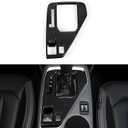 Youtaiche Car Gear Shift Panel Sticker ABS Carbon Fiber Decal Interior Trim Cover Accessories for Subaru Crosstrek/Impreza 2024 2025 (Style A)