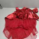 Jup'Elle Baby Girl Dresses Ruffle Lace Pageant Party Wedding Flower Girl Dress (12 Months, Margarite Scarlet(red))