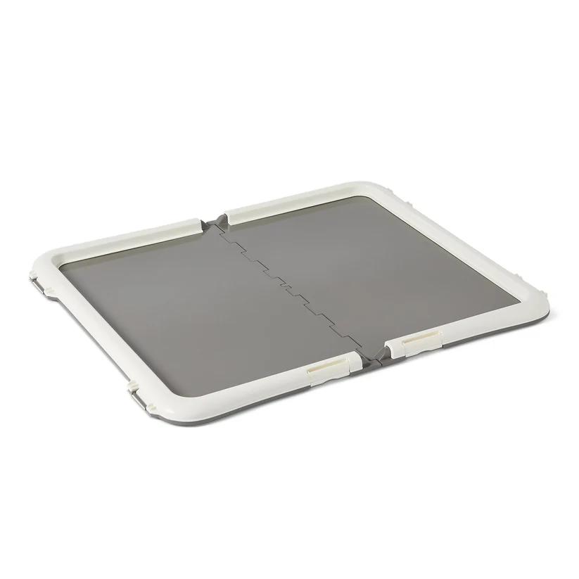 Dog Training Pad Holder with Secured Latches, Extra Thick and Non-Slip Base, Recycled Plastic, 28 x 34 inch, Large,
