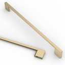 Asidrama 10 Pack 10 Inch(256mm) Brushed Brass Kitchen Cabinet Handles, Cabinet Pulls Kitchen Cabinet Hardware for Cupboard Drawer Pulls