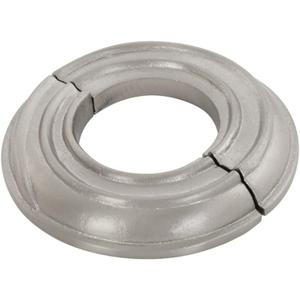 Renovators Supply Manufacturing Aluminum Escutcheon Plate 3.88" OD Escutcheon 1.5" IPS Lacquered Satin Finish Radiator Flange