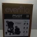 Evenflo Pivot Modular Travel System with LiteMax Infant Car Seat (Casual Gray)