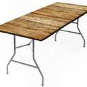 Rectangle Wood Grain Fitted Tablecloths, Brown Wooden Textured and Natural Walnut Elastic Edged Table Cover, for Indoor Dinner Outdoor Picnic Party Decor, 48x24 Inch, (4ft)