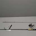 Pflueger 7' Monarch Spinning Rod Combo, 2-Piece Graphite Rod, Size 25 Reel, Right/Left Handle Position, Lightweight and Corrosion-Resistant, Aluminum Spool, Disc Drag System