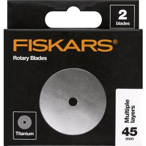 Fiskars 1065948 Rotary Blades, 45mm, Grey