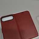 TUCCH Case Wallet for iPhone Air (6.5") 2025, Stand | RFID Blocking | 4 Card Holders | TPU Shockproof Inner Shell | PU Leather | Magnetic Closure Folio Protective Cover | Dark Red