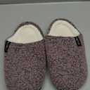 ERGOfoot Arch Support Orthopedic Slippers for Plantar Fasciitis, Sherpa Fleece Clog Style -Machine Washable Non-Slip Indoor Outdoor House Slippers for Women& Men (Pink Purple Marl), W10